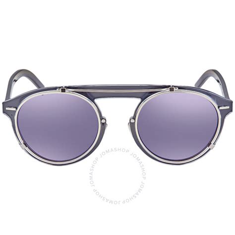 Dior Genese Blue Sky Mirror Round Men's .